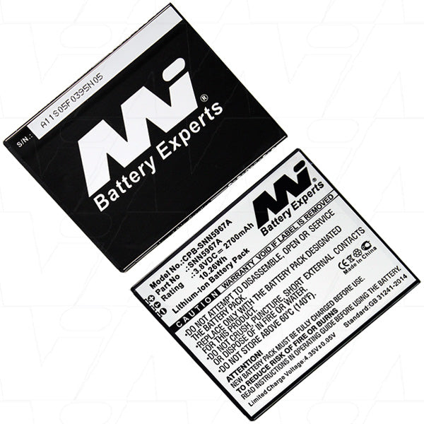 3.8V 2700mAh Li-Ion Replacement Battery for Motorola Phones - Long Lasting Power for Moto G/E/X Series (Perfect for Travel, Business & Daily Use)