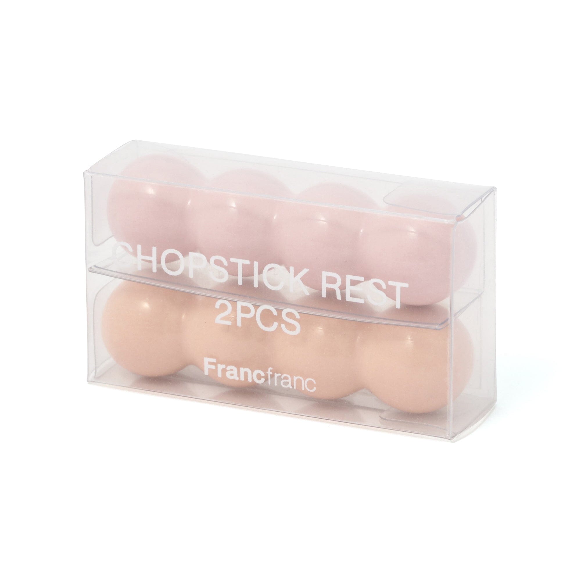 Pom Pom Pink Chopstick Rests Set of 2 - Elegant Tableware for Sushi, Asian Dining & Home Decor