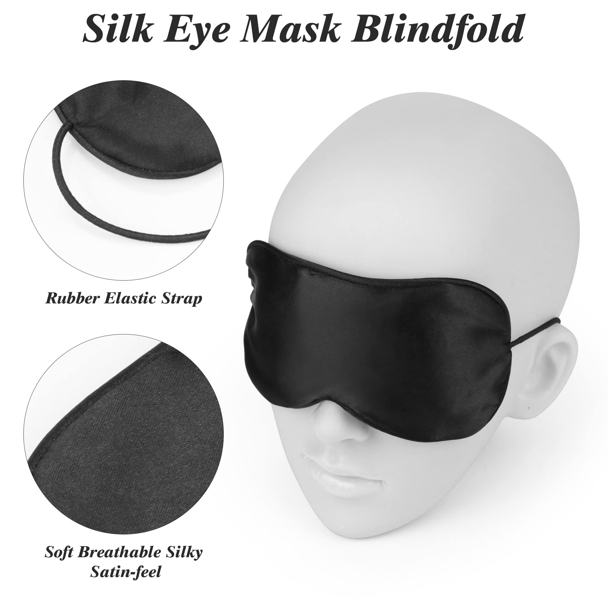 BDSM Bondage Kit for Couples - Adult Restraint Set with Ball Gag, Blindfold, Feather Tickler & Vibrator - Beginner Friendly BDSM Toys for Sensual Play & Spicing Up Relationships