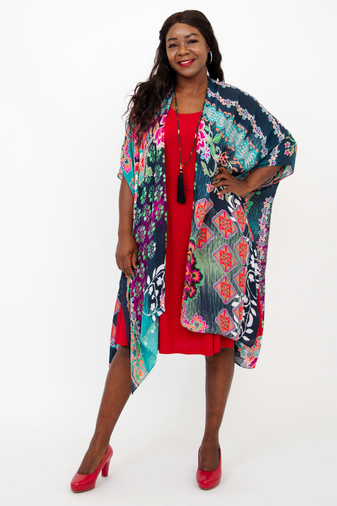 Darcy Fleuri One Size Floral Print Dress - Perfect for Casual Outings, Parties, and Special Occasions