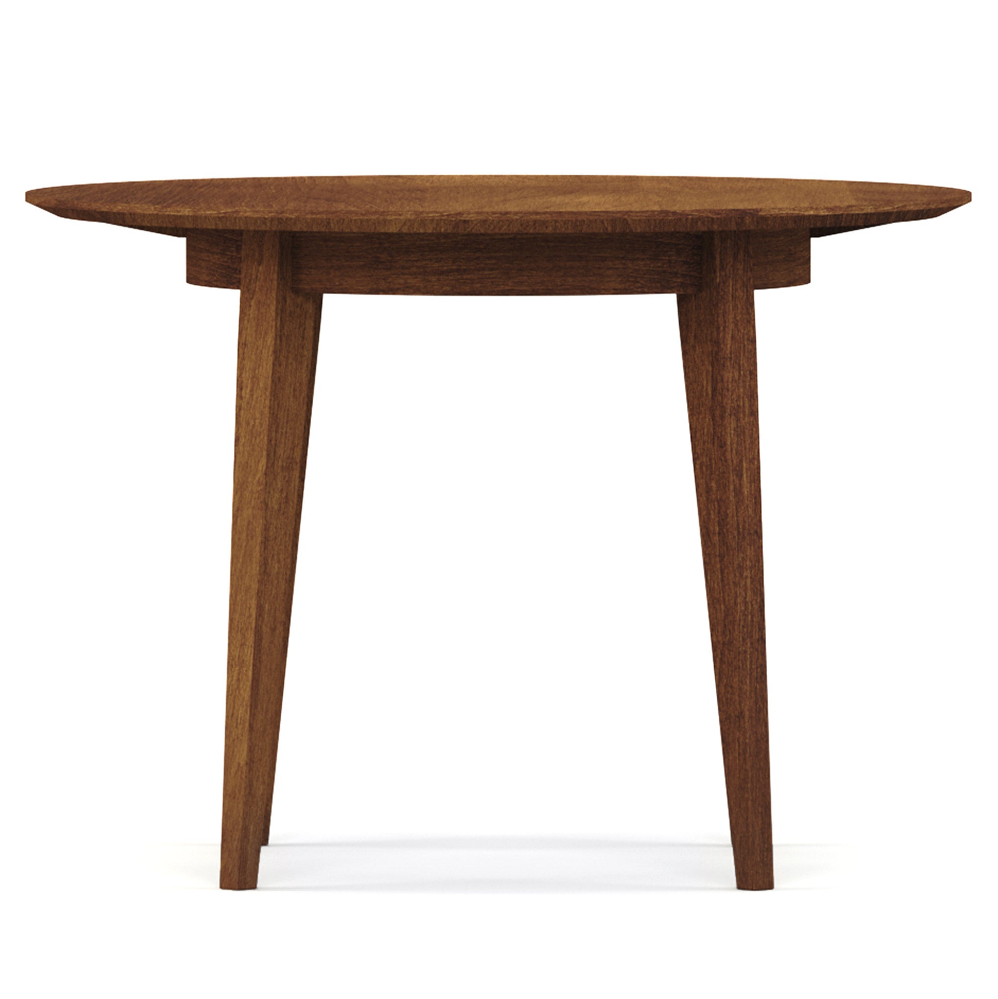 42 Inch Round Dining Table - Solid Wood Modern Farmhouse Style for Kitchen, Dining Room & Outdoor Patio - Gable Road