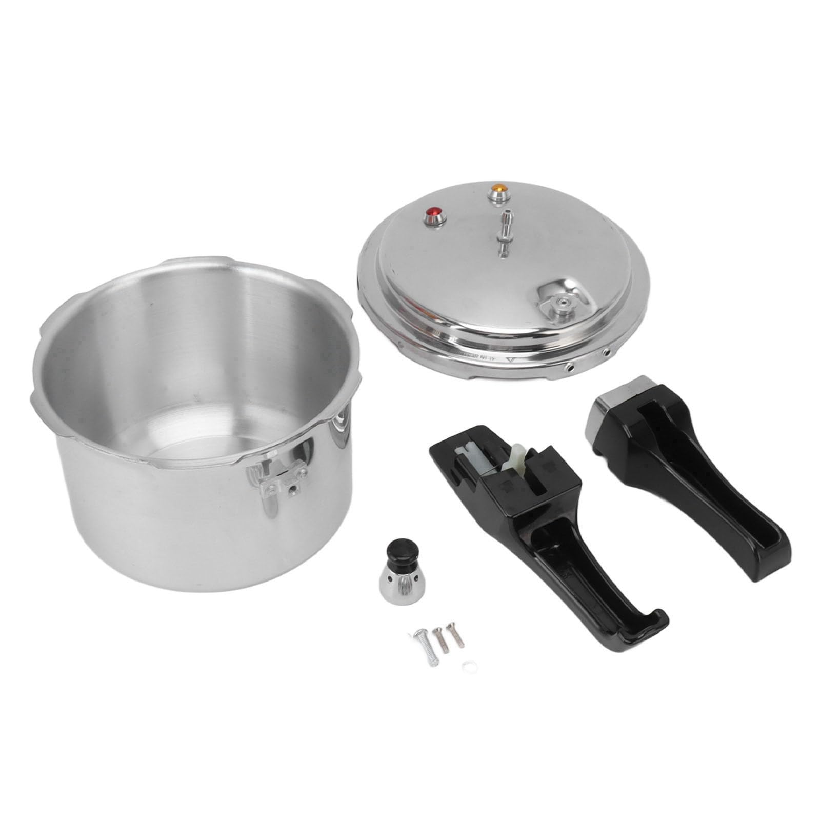 3.17 Quart Aluminum Alloy Pressure Cooker - 3L Mini Pressure Cooking Pot (7 Inch/18cm) for Gas & Induction Stoves | Perfect for Camping, Dorm Cooking & Small Kitchens