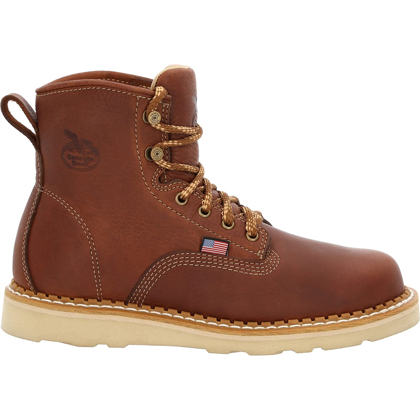 Georgia Boot Women's America Made Construction Boot - Waterproof Steel Toe Work Boots for Women - Durable Safety Shoes for Construction, Landscaping & Outdoor Work