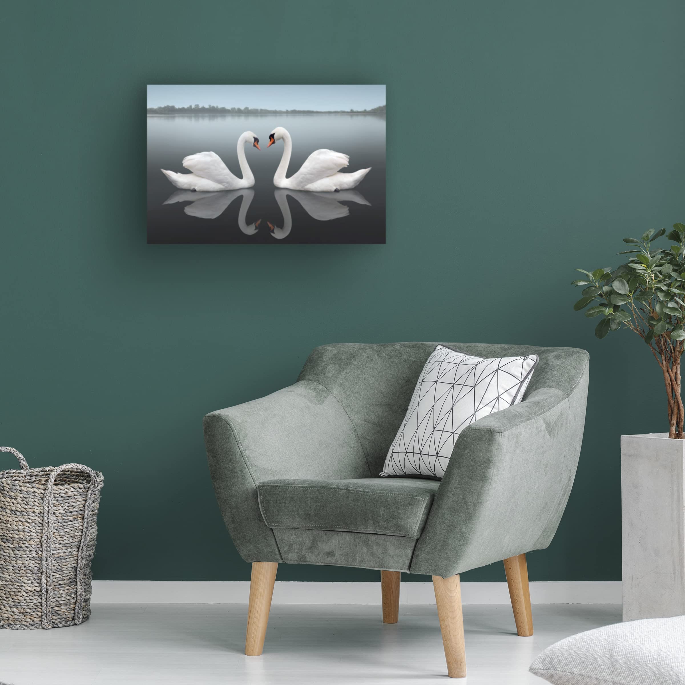 Ben Heine 'Together' Canvas Art Print - Modern Wall Decor for Living Room, Bedroom & Office - Handmade Framed Artwork - Perfect Gift for Home & Wedding