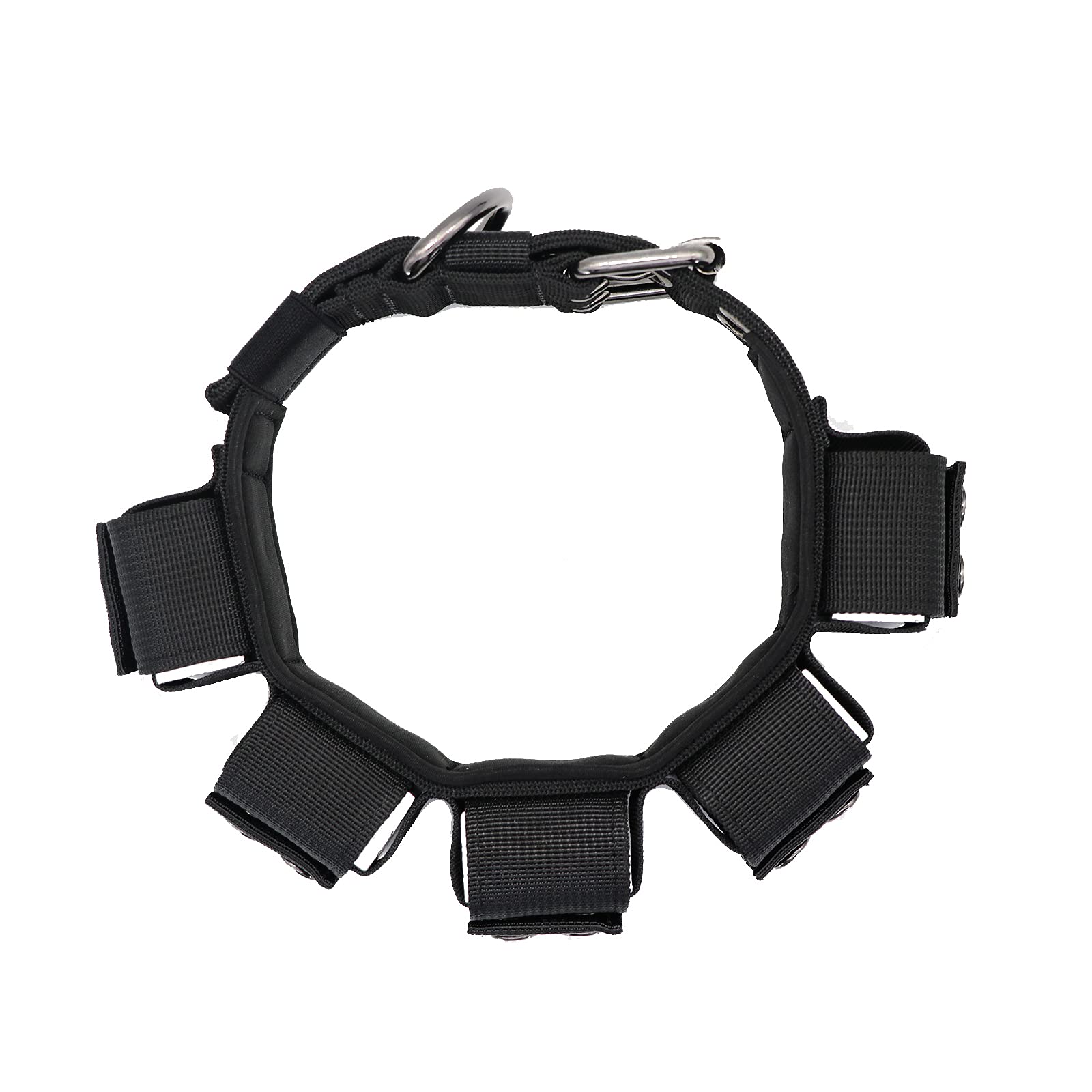 Tactical Weighted Dog Collar with Adjustable Free Weights - Professional Dog Training & Exercise Equipment for Small, Medium & Large Dogs - Perfect for Outdoor Adventures & Obedience Training