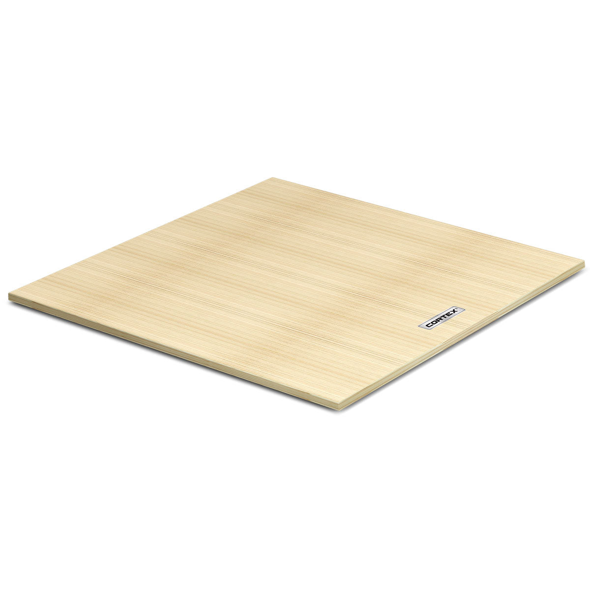 CORTEX 50mm Weightlifting Platform V2 - Natural Wood (1m x 1m) for Home Gym, CrossFit & Powerlifting Training