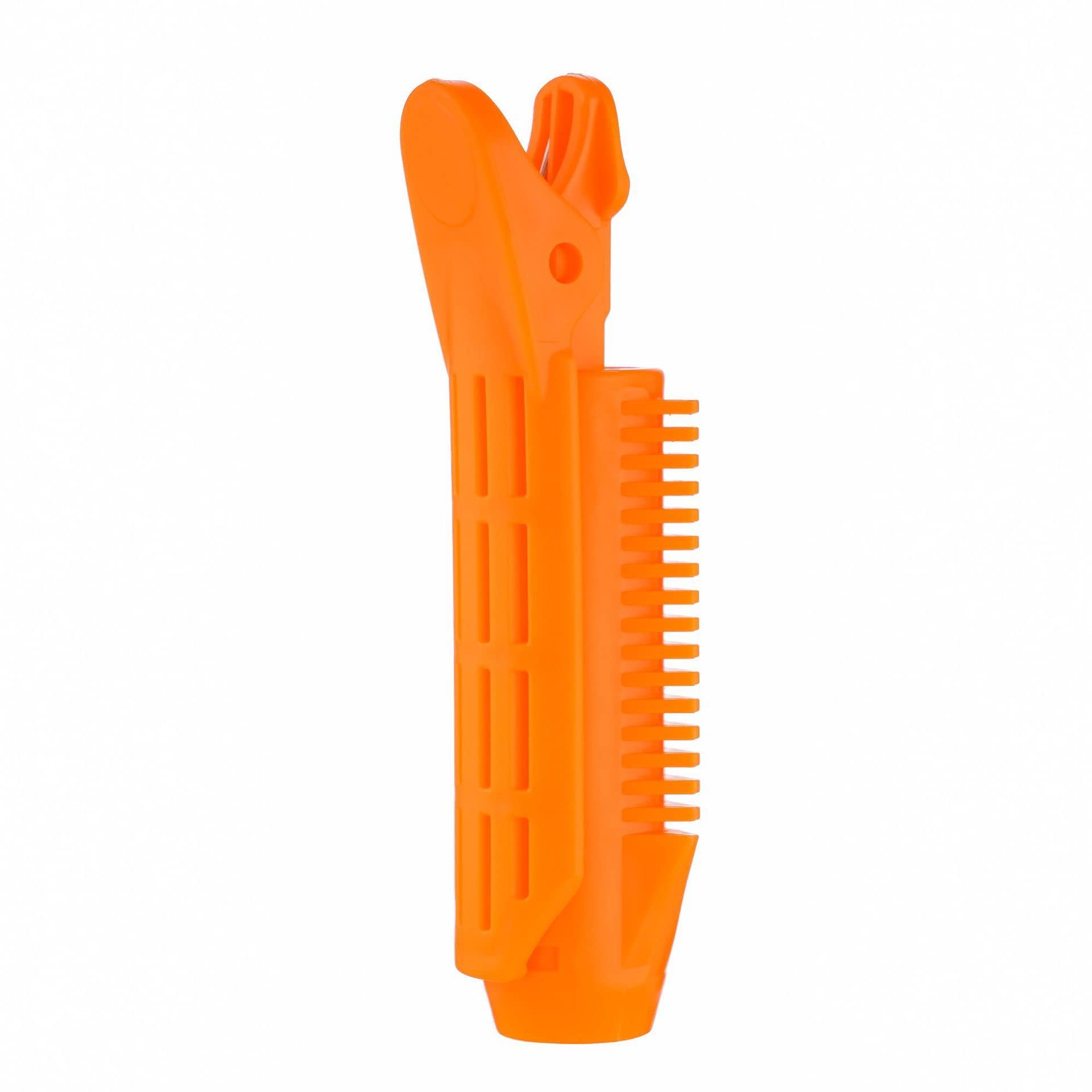 Fluffy Hair Clip for Curly Hair - Volumizing Bangs Styling Accessories (Orange) - Perfect for Daily Use & Styling