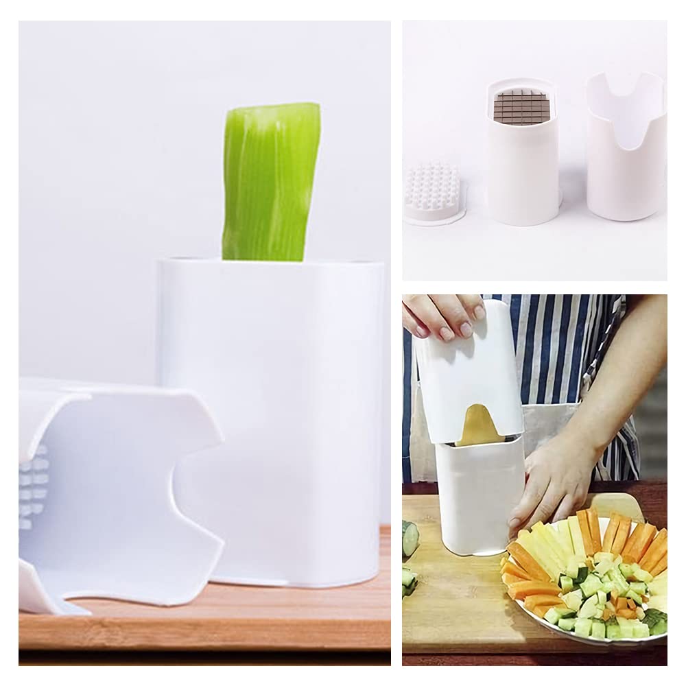 Stainless Steel Potato Chipper - French Fry Cutter for Potatoes, Carrots, Cucumbers & Fruits | Multi-Purpose Vegetable Slicer for Home Kitchen & Restaurant Use