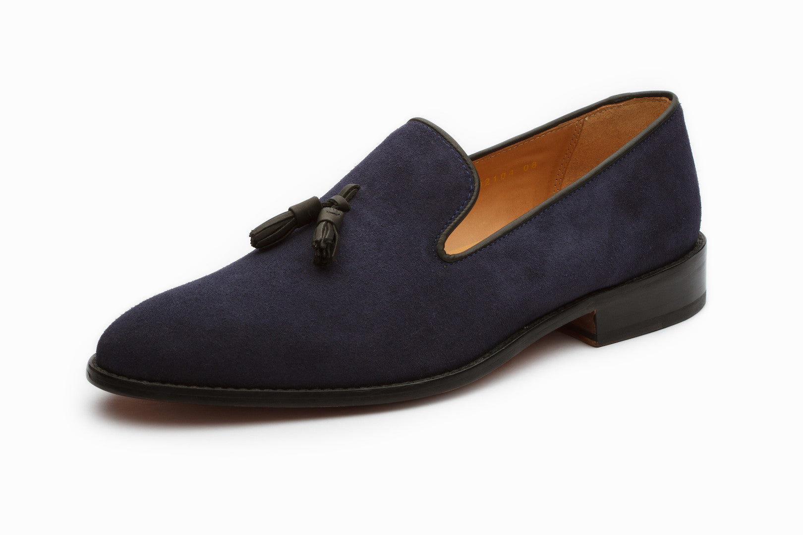 Stylish Navy Suede Tassel Loafers for Women - Comfortable Slip-On Dress Shoes for Office, Casual Outfits & Special Occasions