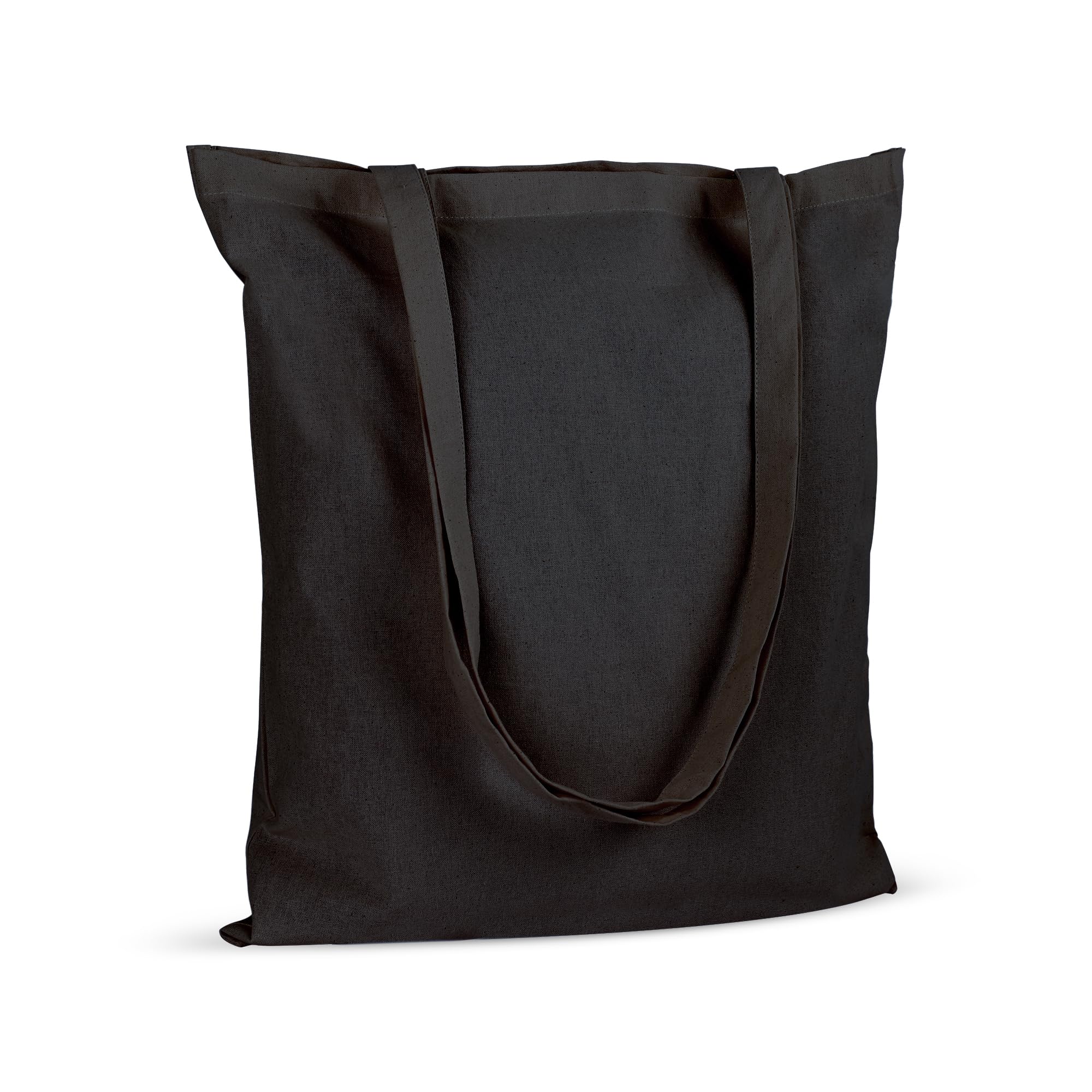 Urban Villa 2-100% Cotton Reusable Tote Bags 15x16 Inch - Eco-Friendly Grocery Shopping Bags for Market, Beach, Work & Travel (2/4/6/12/24/48/72 Pack Options)