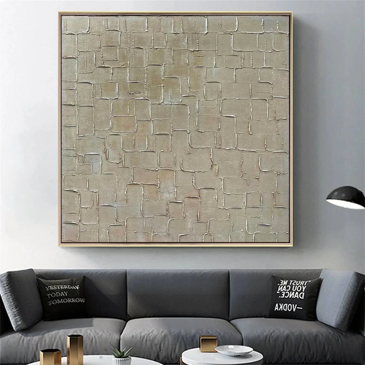 Abstract Tranquility Art Painting #WS164 - Modern Canvas Wall Art for Living Room, Bedroom & Office Decor