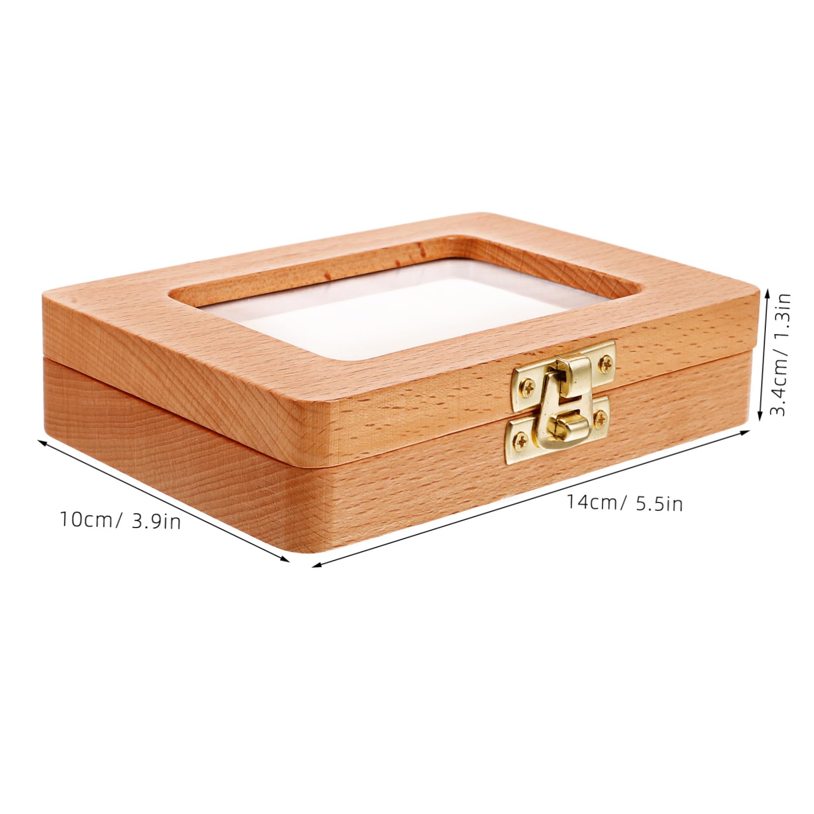 Hohopeti Wooden Tooth Keepsake Box - First Tooth Organizer & Baby Tooth Saver Case - Perfect for Baby's First Tooth, Memory Storage, and Gift Giving