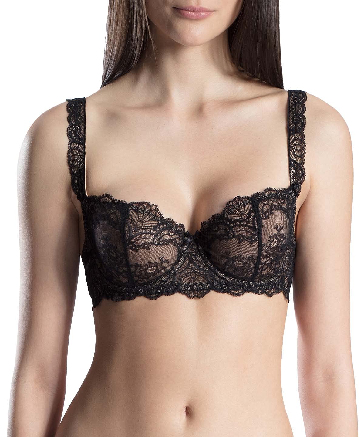 Aubade Women's Danse Des Sens Half Cup Bra - Sexy Lace Underwire Push Up Bra for Date Night & Special Occasions