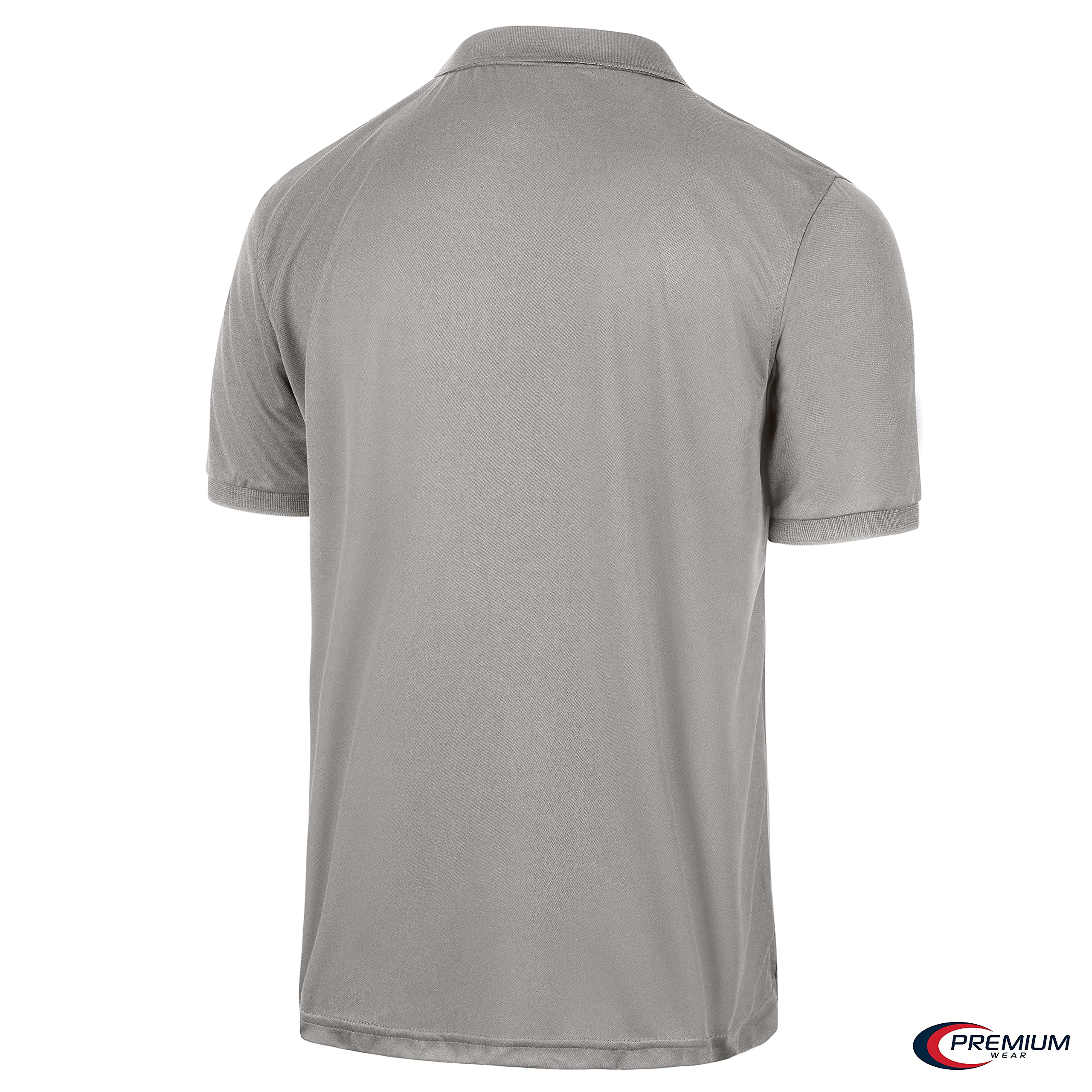 Premium Moisture-Wicking Men's Polo Shirt - Breathable Quick-Dry Performance Golf & Casual Wear for Active Lifestyles