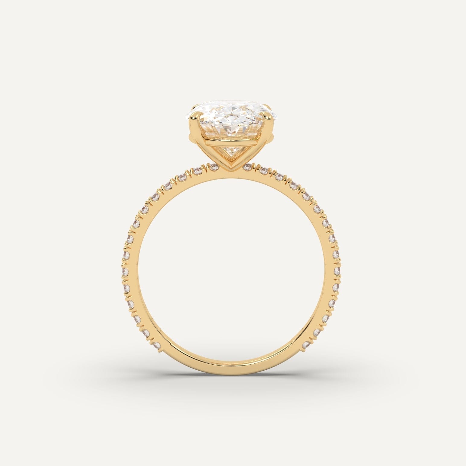 3 Carat Oval Cut Diamond Engagement Ring for Women - Elegant Solitaire Wedding Band, Anniversary Gift, Proposal Jewelry - Perfect for Bridal, Special Occasions & Everyday Luxury