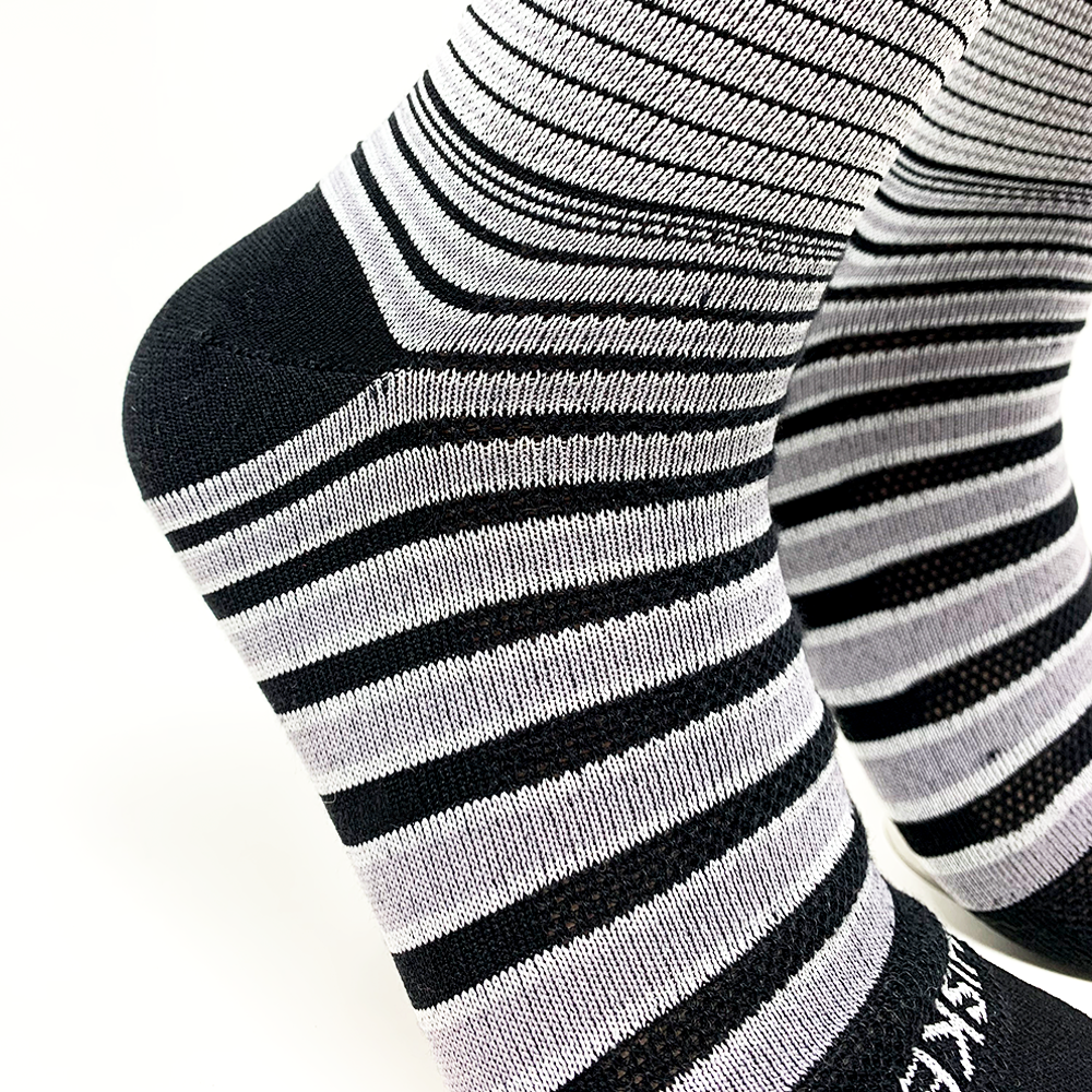 The Jacques Stripe T-Shirt - Black, White & Gray Color Options | Casual & Stylish Everyday Wear for Men & Women