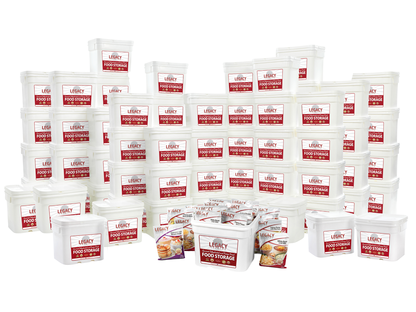 Premium 6480 Serving Emergency Food Supply - 1662 lbs Long-Term Survival Kit for Camping, Disaster Preparedness & Emergency Storage