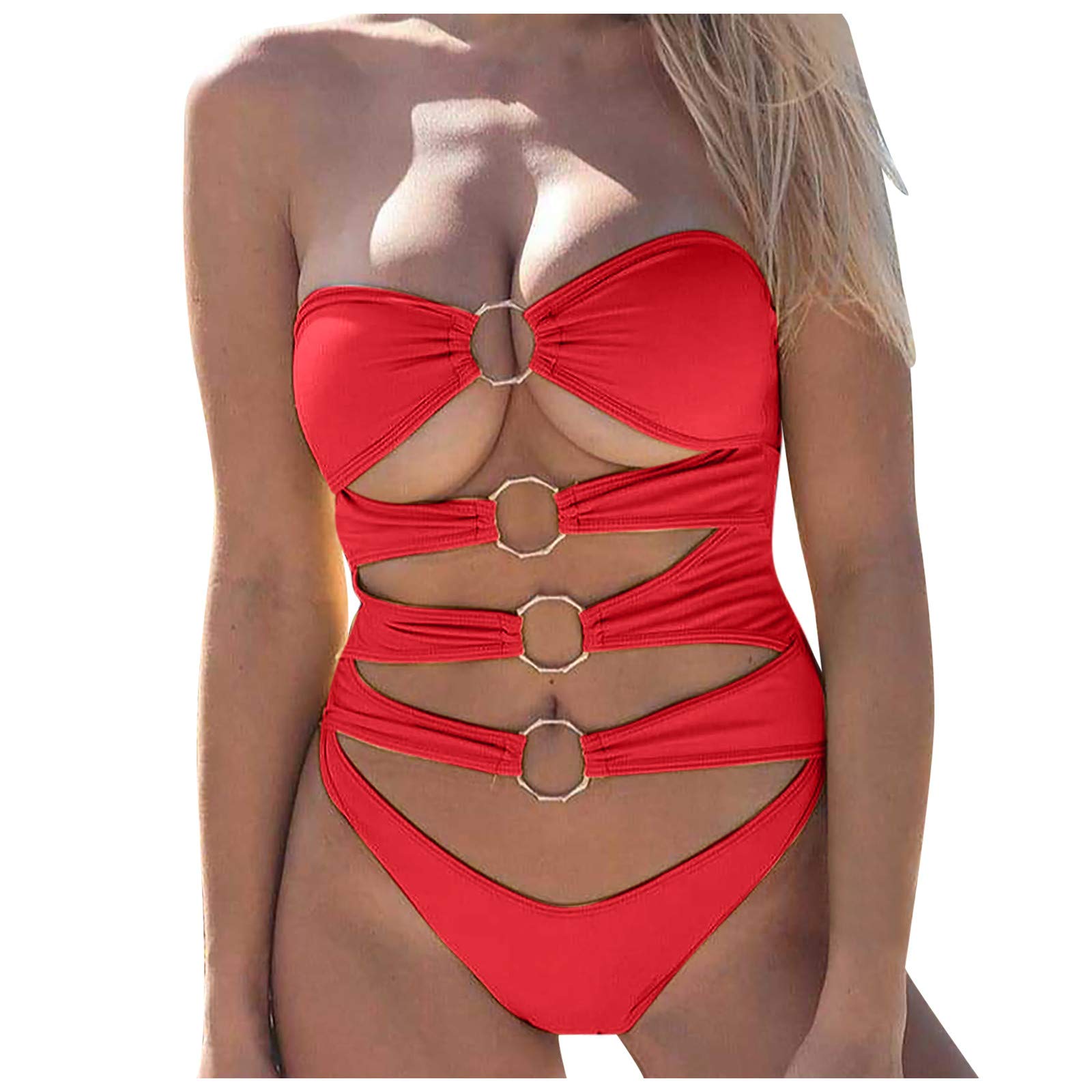 Xiloccer Women's Swimsuits 2021 - Sexy Bikini & One Piece Bathing Suits for Summer Beach | Cute Swimwear for Pool Party, Vacation & Water Sports