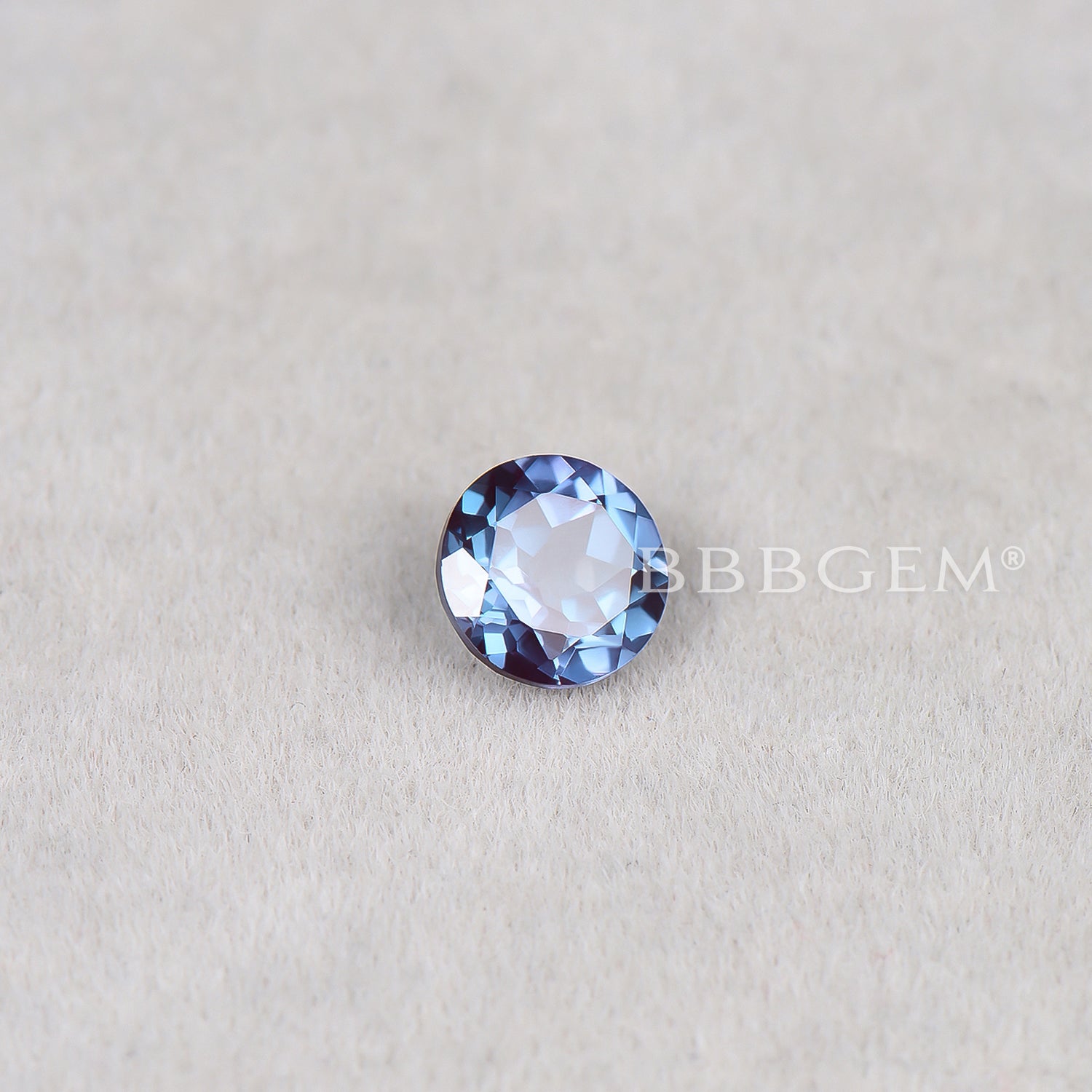 Wholesale Round Cut Alexandrite Gemstone | Faceted Color Changing Stone for Jewelry Making & Engagement Rings
