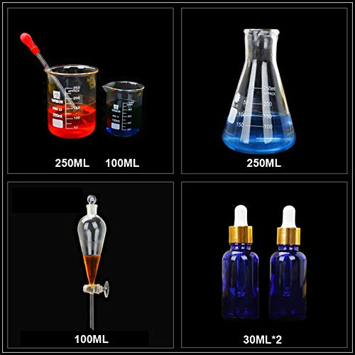 1000ml Essential Oil Steam Distillation Kit - Glassware Water Distiller & Purifier Set for Home Use | Oil Extraction, Chemical Experiments & Aromatherapy | Includes Heater & Lift (Perfect for DIY Essential Oils, Herbal Remedies & Science Labs)
