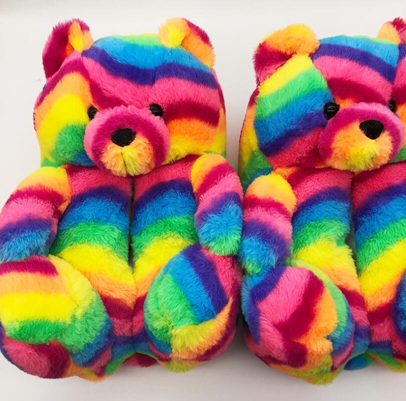 Cozy Women's Teddy Bear Slippers - Soft Plush House Shoes for Indoor Comfort & Warmth - Perfect Gift for Her, Christmas, Valentine's Day & Relaxing at Home