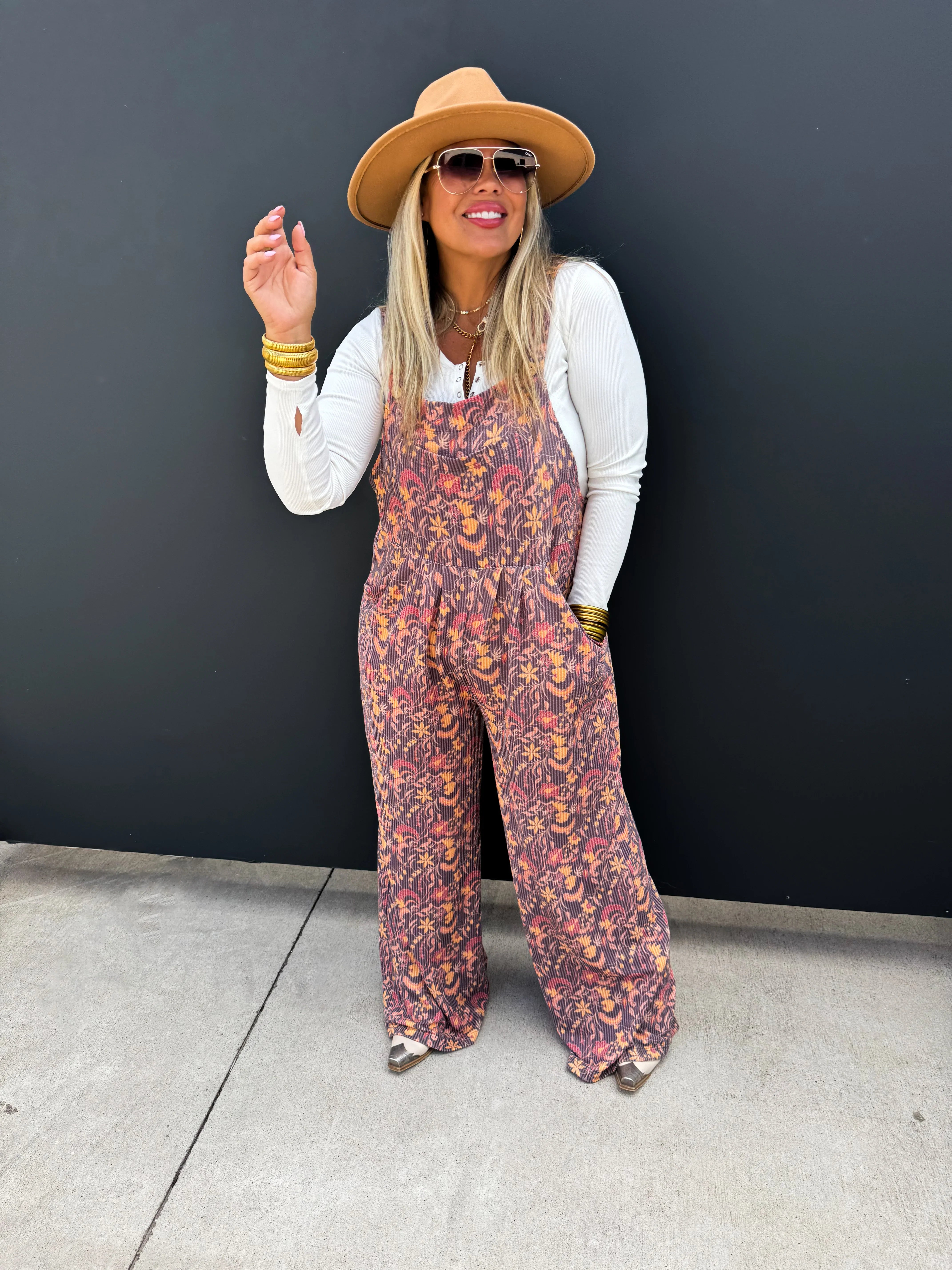 PREORDER: Cassidy Fall Boho Overalls - 2 Stylish Colors for Women | Perfect for Autumn Outfits & Casual Wear