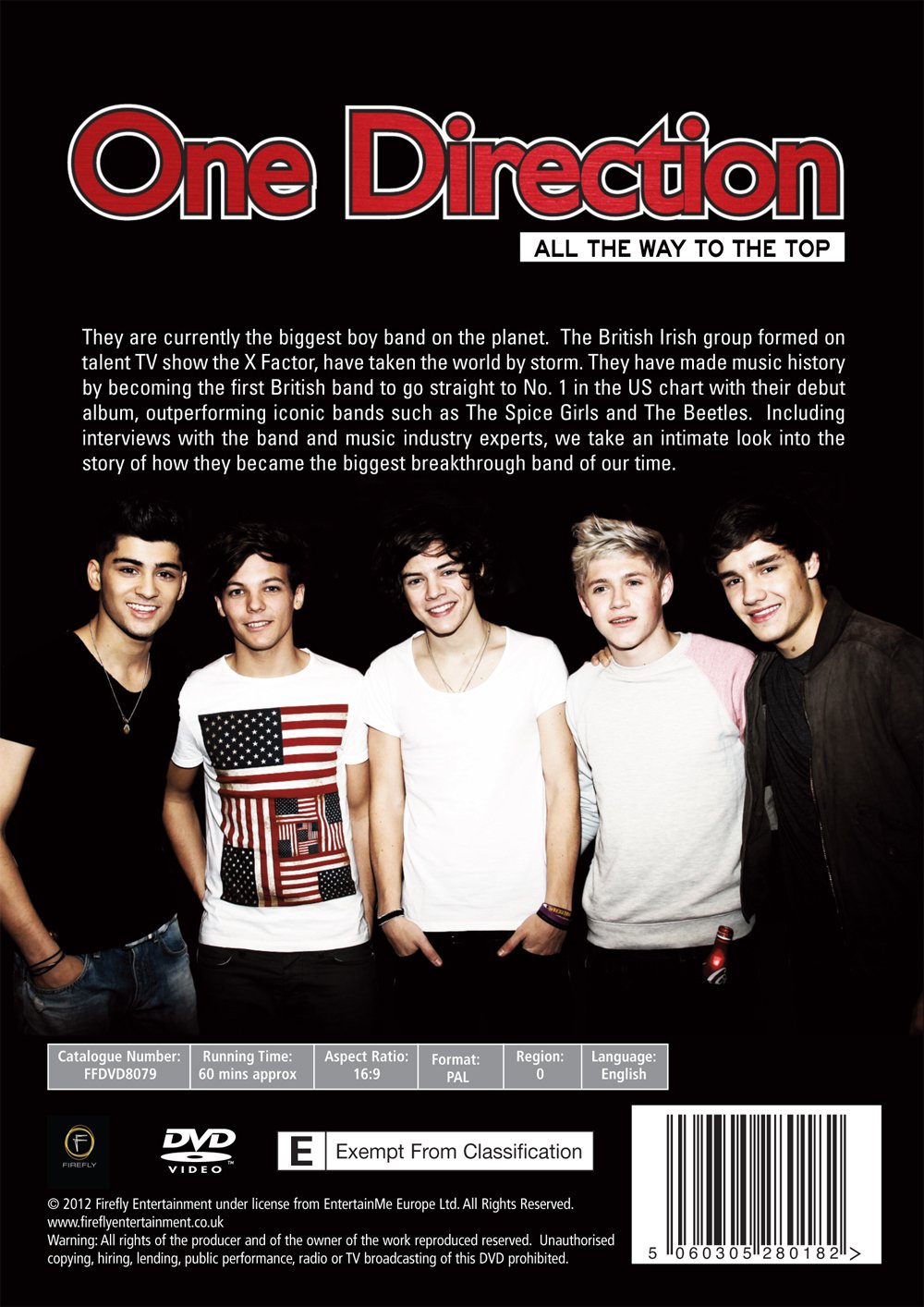 One Direction - All the Way to the Top DVD | Official Concert Film | Perfect for Fans & Music Lovers | Great for Parties, Gifts & Home Entertainment
