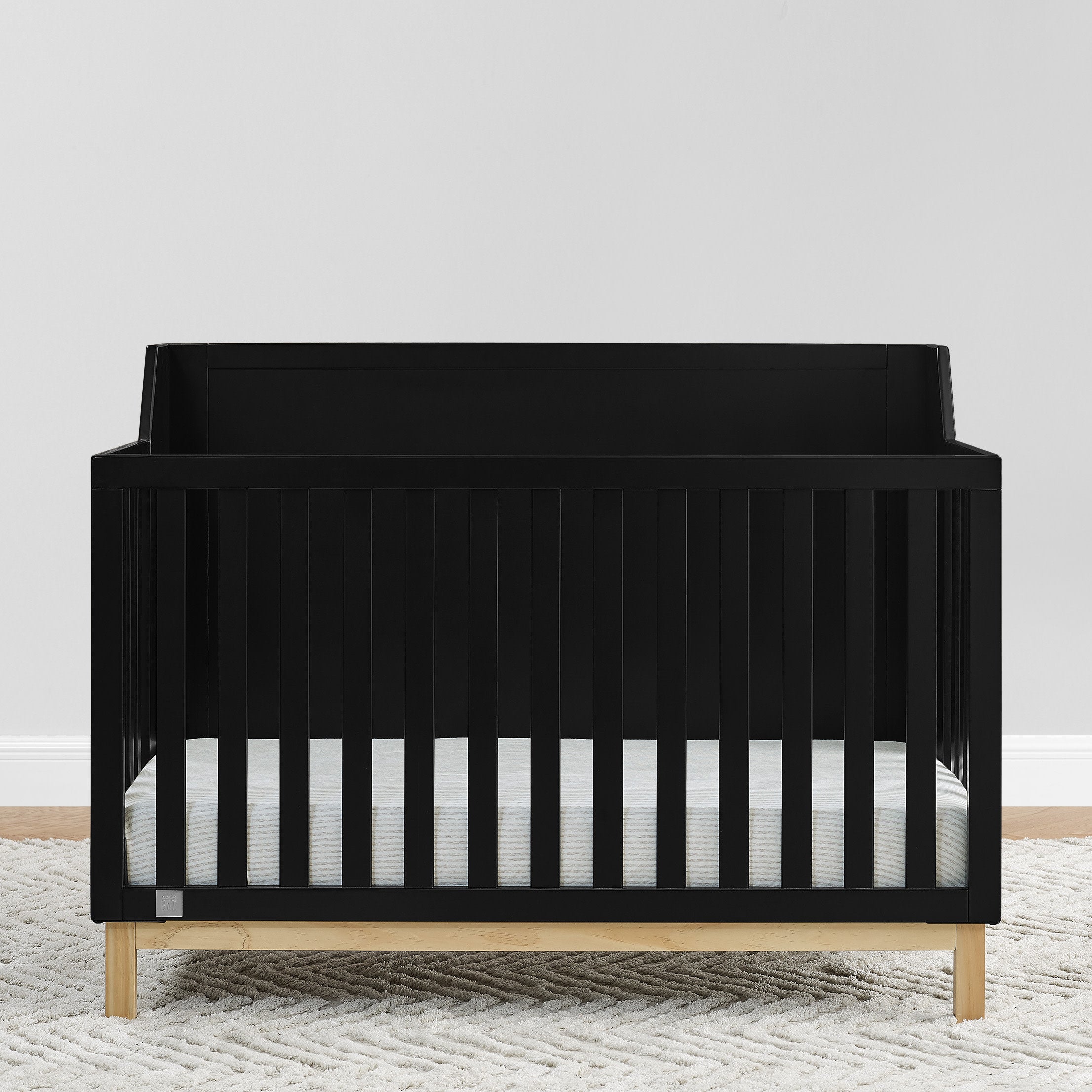 BabyGap Oxford 6-in-1 Convertible Crib - Nursery Furniture for Newborn to Toddler | Safe & Stylish Baby Bed for Daycare, Bedroom & Nursery Decor