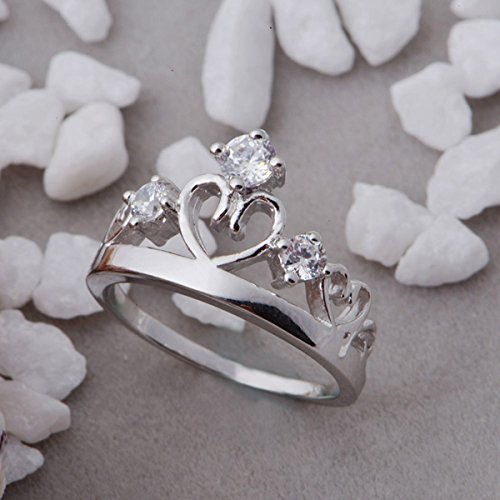 925 Sterling Silver CZ Engagement Ring for Women & Men - Engravable Matching Couple Wedding Bands - Perfect for Anniversaries, Proposals & Romantic Gifts