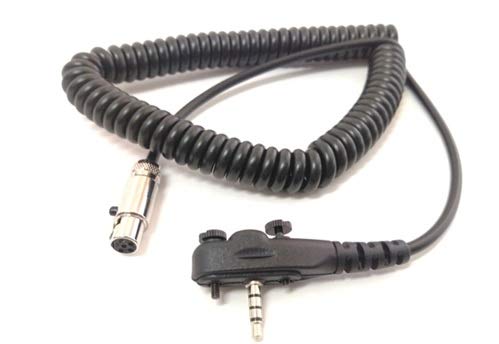 Motorola & Vertex Racing Radio Headset Coil Cord - Durable & Flexible for Racing Communication - Perfect for Motorsports, Track Days & Off-Road Adventures