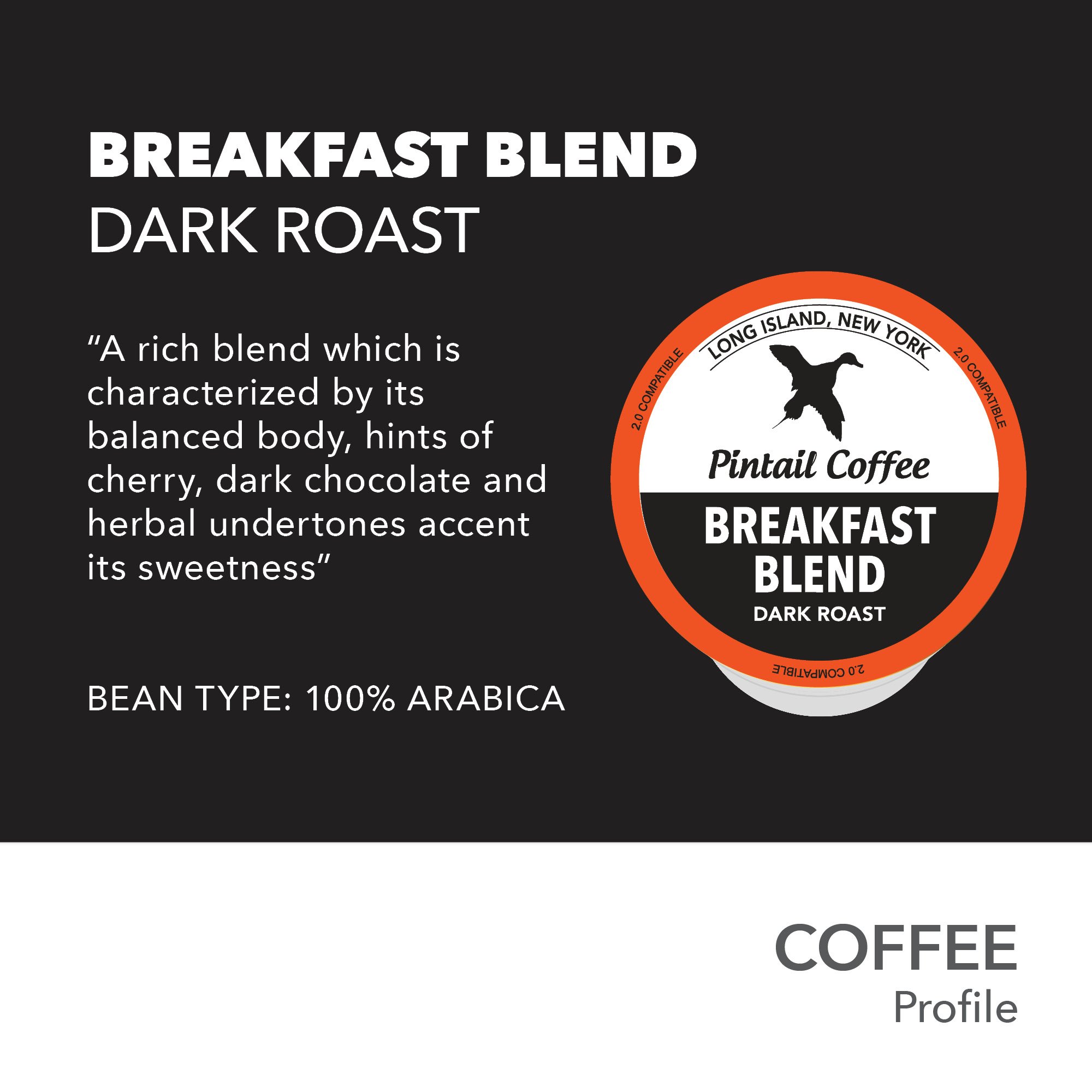 Premium Breakfast Blend Dark Roast Coffee Pods - 12 Count Single Serve Capsules for Keurig Machines | Rich & Bold Morning Brew for Home or Office Use