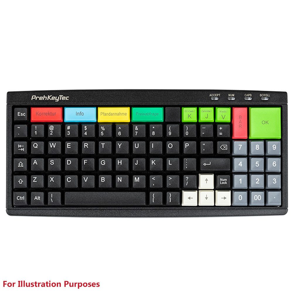 PrehKeyTec MCI 96 Programmable Mechanical Keyboard - Customizable Shortcuts for Gaming & Office Work - Perfect for Programmers, Gamers, and Professionals