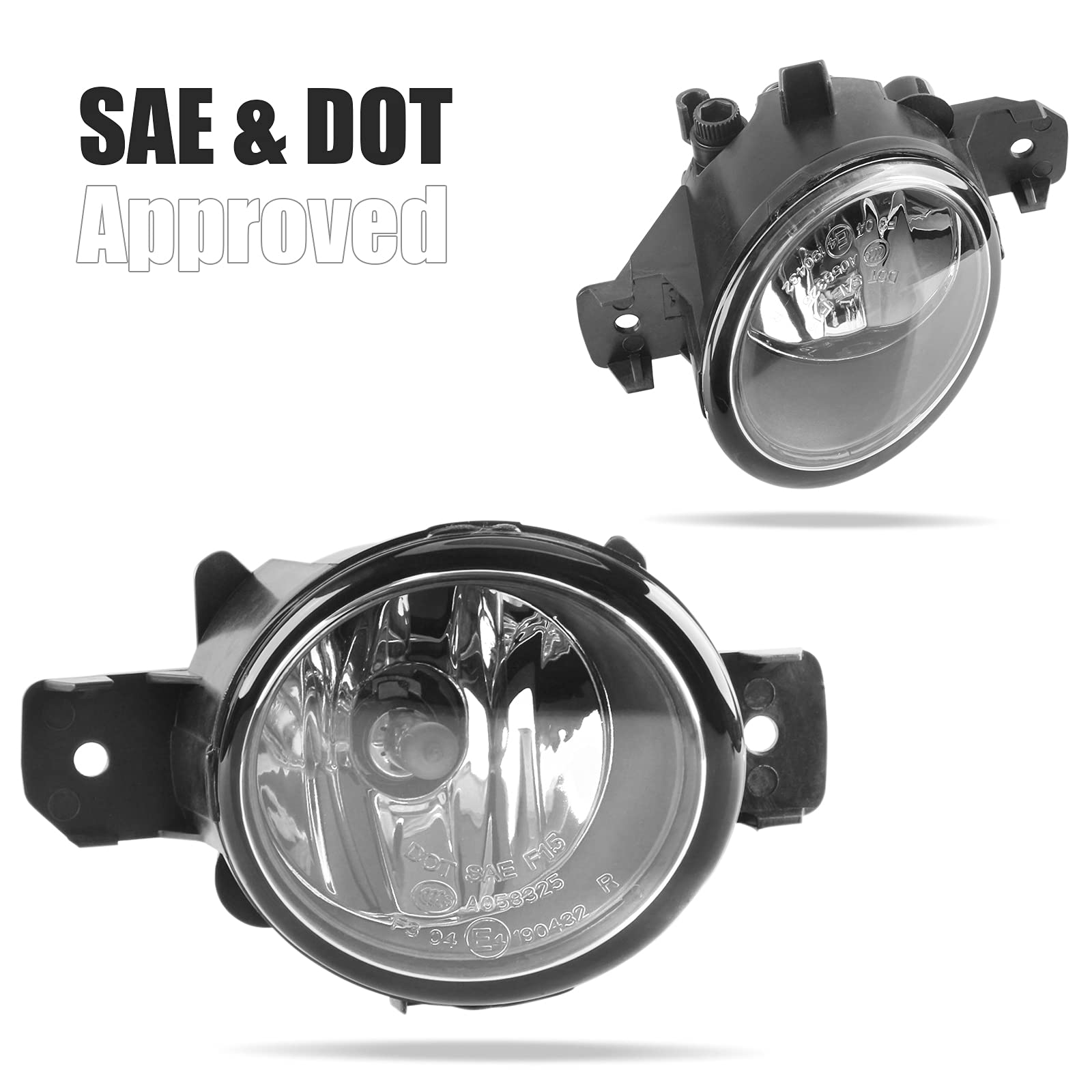 DLAA Fog Lights Kit for Nissan Altima/Teana 2019-2021 - Clear Lens Front Fog Lamps with Wiring Harness (1 Pair) - Perfect for Night Driving & Off-Road Adventure