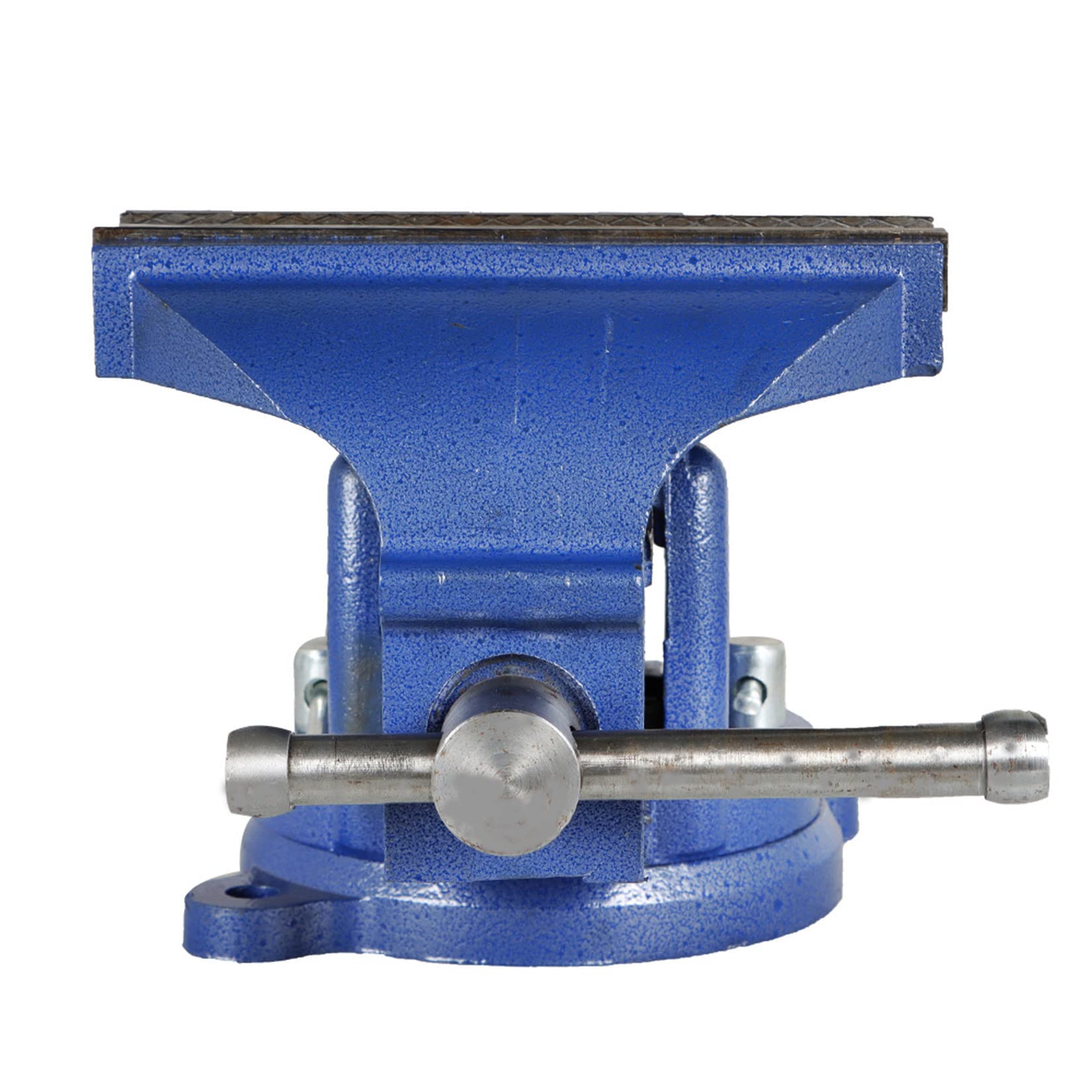 8-Inch Heavy Duty Swivel Bench Vise with Locking Base & Top Anvil - 360° Rotation for Woodworking, Metalworking & DIY Projects - Perfect for Home Workshops, Garages & Professional Use