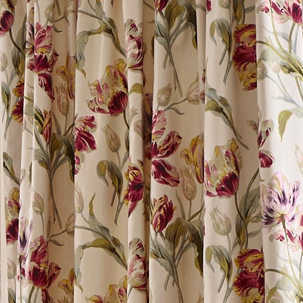 Laura Ashley Gosford Pencil Pleat Curtains - Premium Cranberry Red Blackout Drapes for Living Room & Bedroom - Thermal Insulated Window Treatments for Home Decor