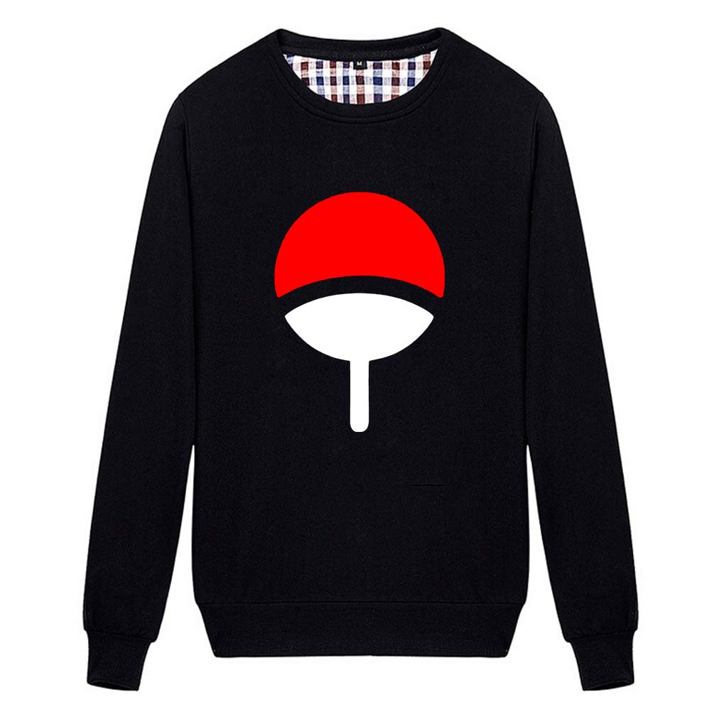 Uchiha Clan Anime Shinobi Funny Sweatshirt for Men & Women | Unisex Casual Pullover Hoodie | Perfect for Cosplay, Anime Conventions & Streetwear Fashion