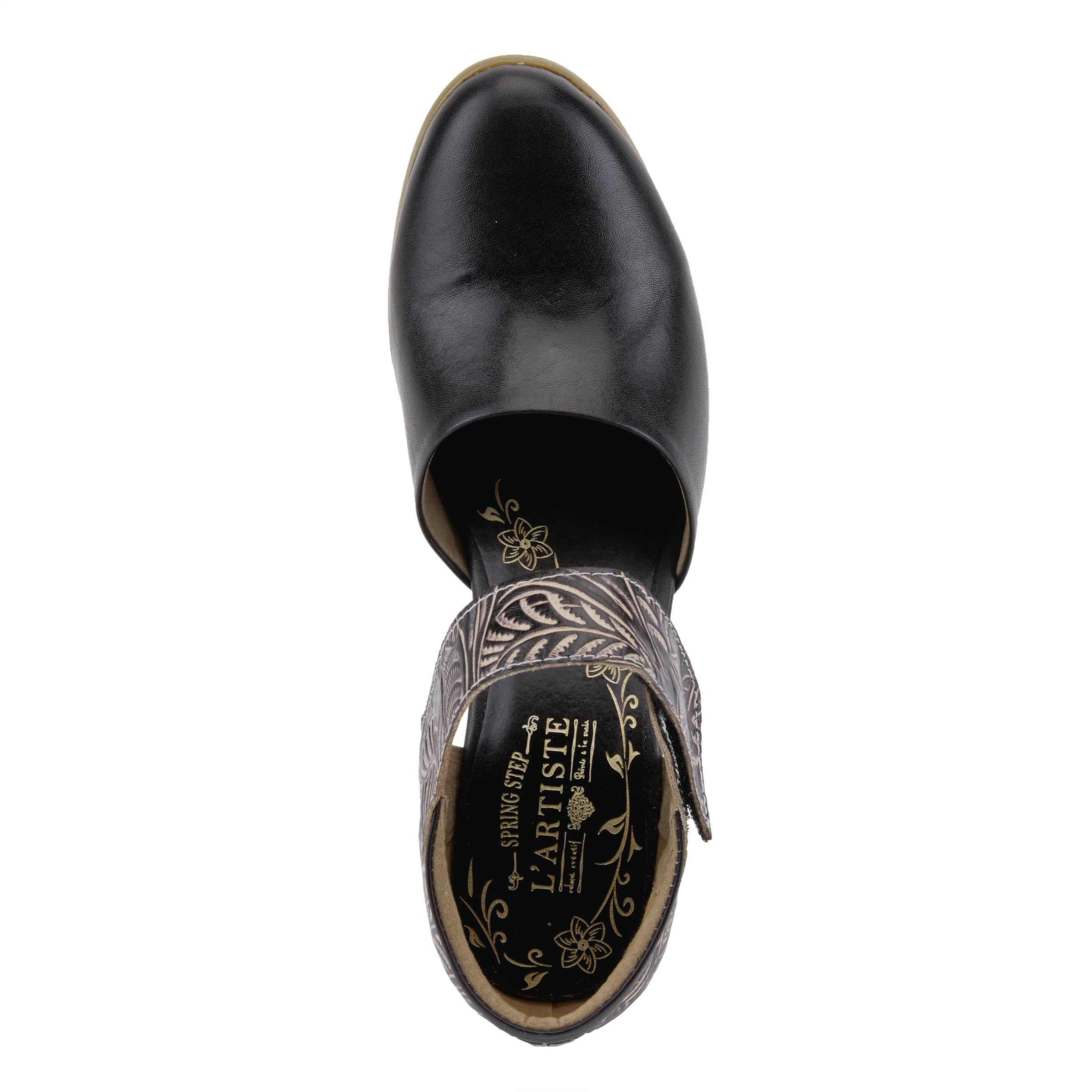 Spring Step L'Artiste Women's Comfortable Toolie Pump - Stylish Low Heel Dress Shoes for Work, Office & Special Occasions
