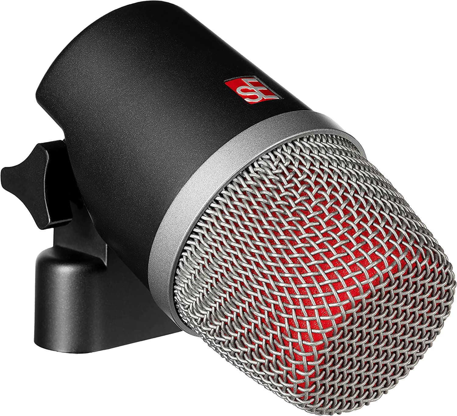 Briskdrop Electronics - V Kick Drum Supercardioid Dynamic Microphone Bundle with 2 XLR Cables & 10 Cable Ties | Professional Live Performance & Studio Recording for Drummers & Musicians