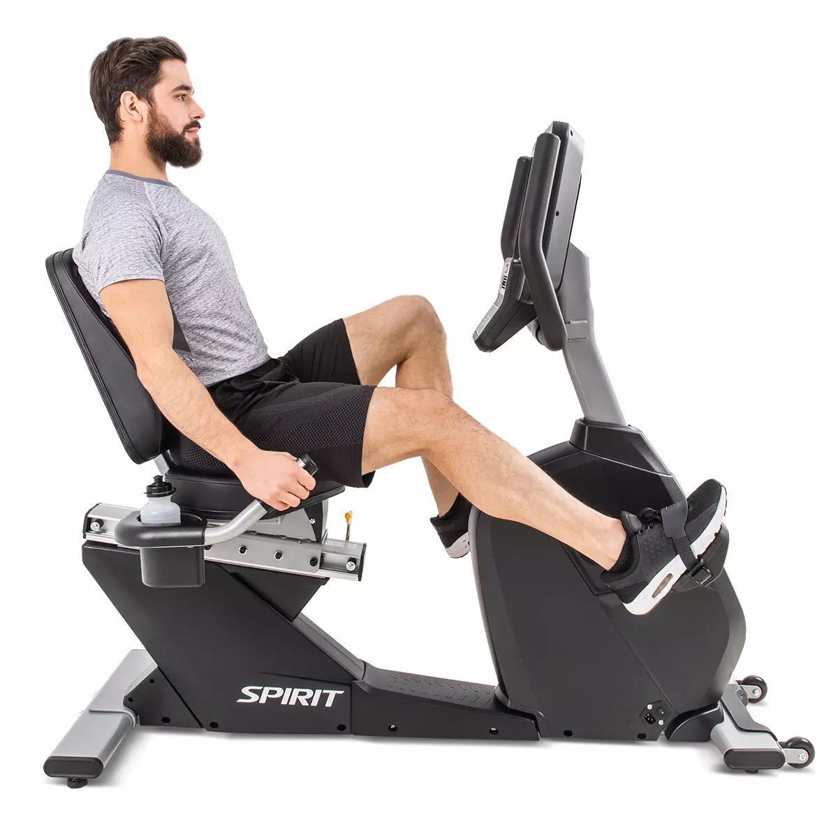 Spirit Fitness CR800 ENT Commercial Recumbent Exercise Bike - Heavy Duty Indoor Cycling for Home Gym & Rehabilitation