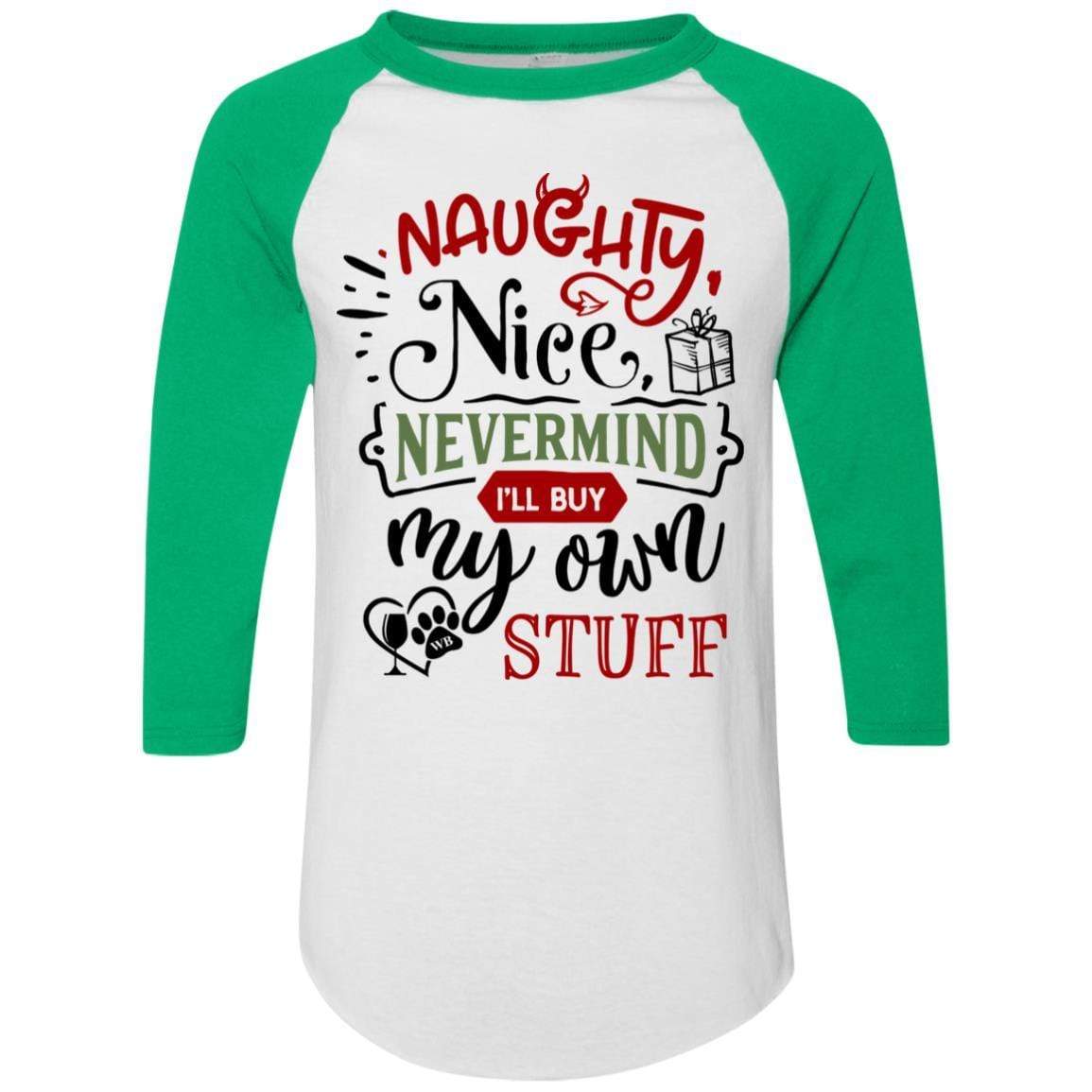 WineyBitches.Co Colorblock Raglan Jersey - Trendy Baseball Tee for Women | Soft & Comfortable Long Sleeve Shirt | Perfect for Casual Wear, Girls Night Out & Wine Tasting Events