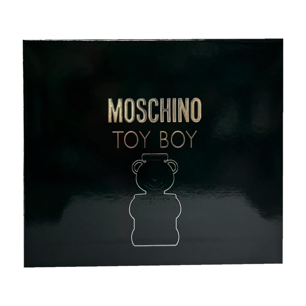Moschino Toy Boy Eau de Parfum Gift Set - 3 Piece Fragrance Collection for Men, Long-Lasting Luxury Cologne - Perfect for Gifts, Date Nights & Special Occasions