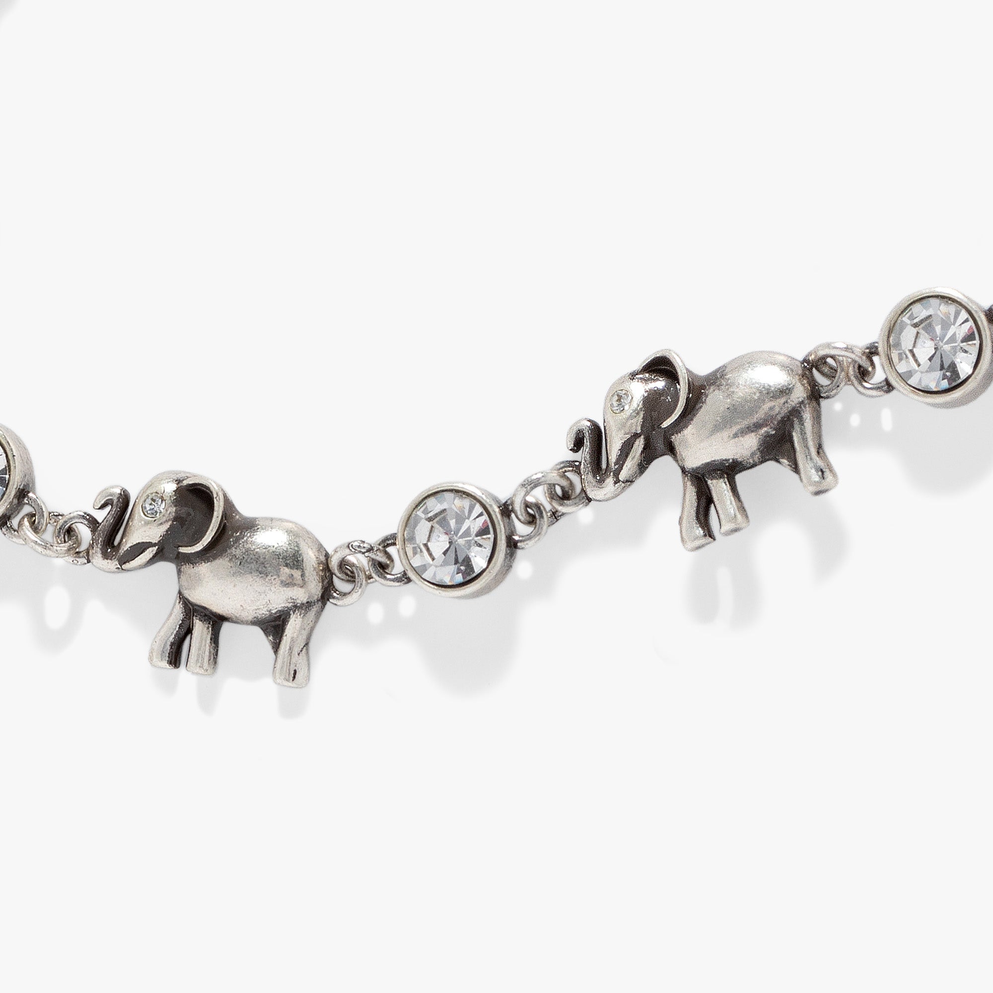 Elephant Crystal Bolo Bracelet for Women - Adjustable Beaded Boho Chic Jewelry - Perfect for Festivals, Parties & Everyday Wear