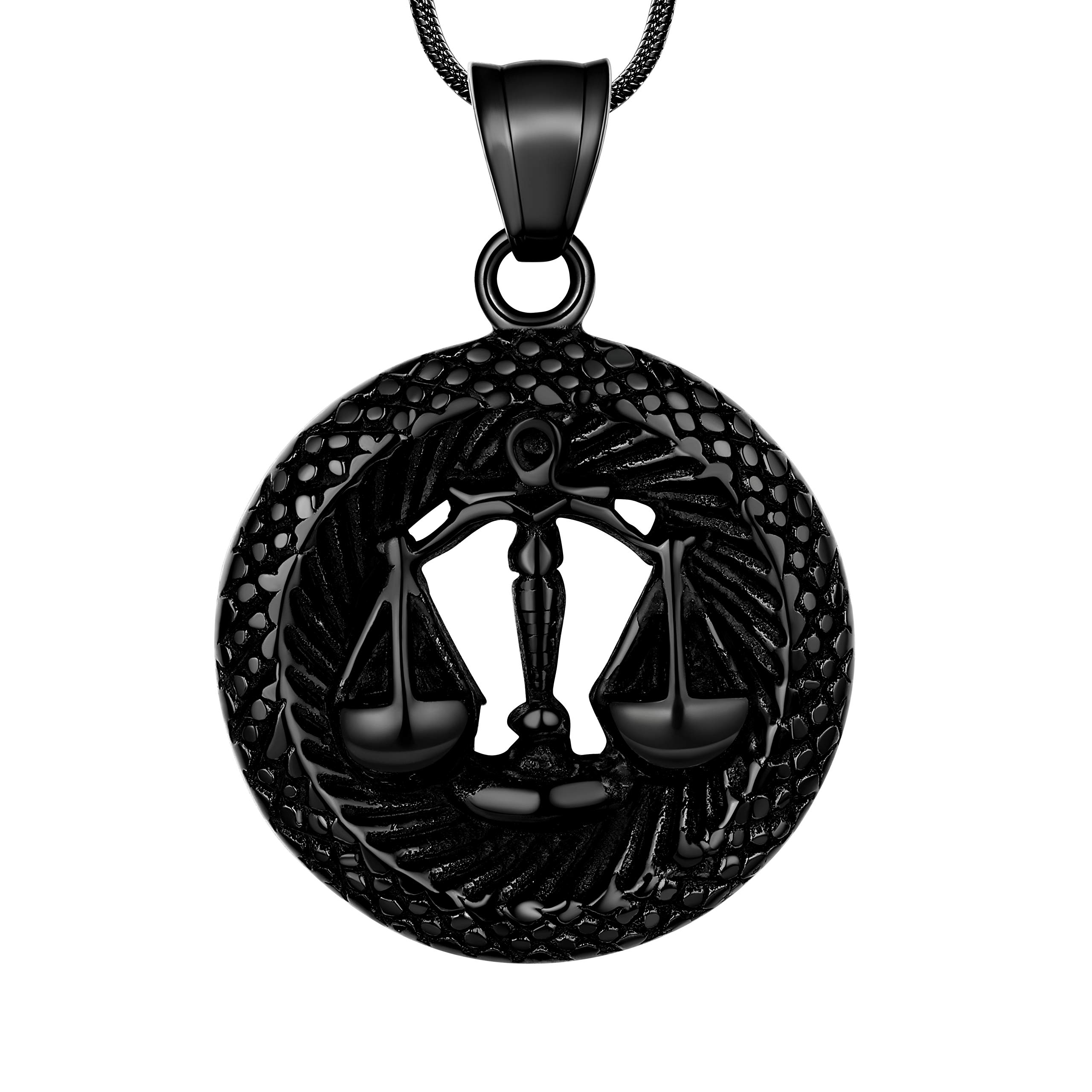 12 Zodiac Necklace - 316L Stainless Steel Constellation Pendant for Men & Women | Birthday Gift & Astrology Jewelry