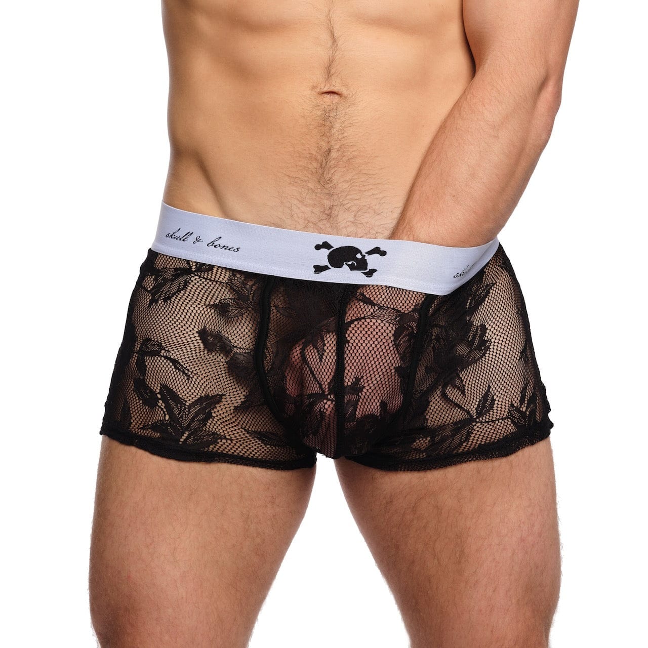 Floral Lace Black Trunk - Elegant Lingerie for Women | Perfect for Valentine's Day, Bridal Shower & Romantic Occasions