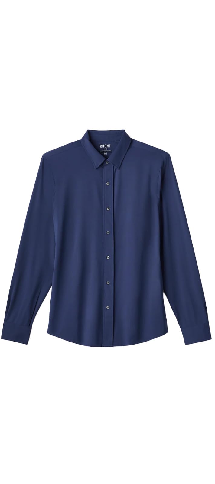 Rhone Men's Commuter Performance Dress Shirt - Wrinkle Resistant & Machine Washable Classic Fit Button Down Shirt for Business Casual & Office Wear