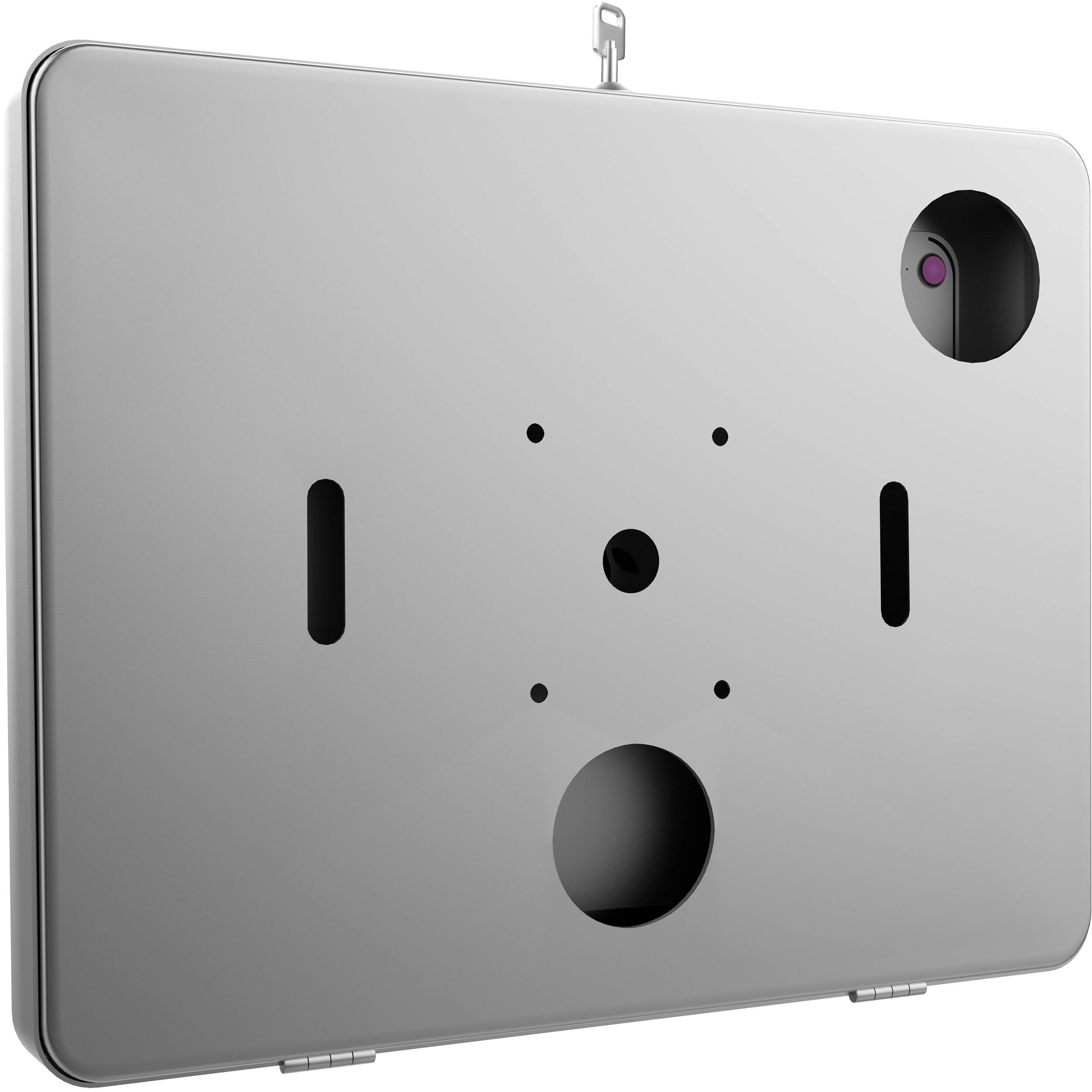 Secure Tablet Wall Mount Holder for iPad, Samsung Galaxy & More - Silver | Durable Locking Bracket for Home, Office & Classroom Use