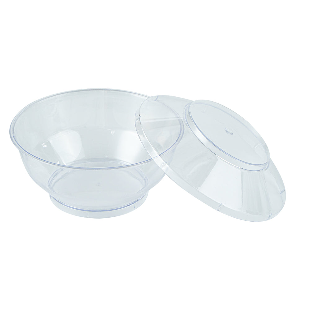 6 oz Clear Plastic Deli Containers with Lids - 10 Pack (4