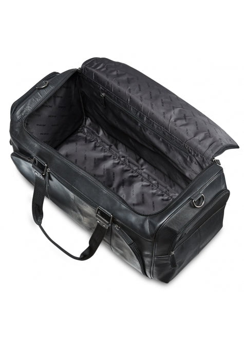 Premium Mancini Buffalo Collection Genuine Leather Duffle Bag - Stylish Travel Duffel for Men & Women - Perfect for Gym, Weekend Trips & Business Travel