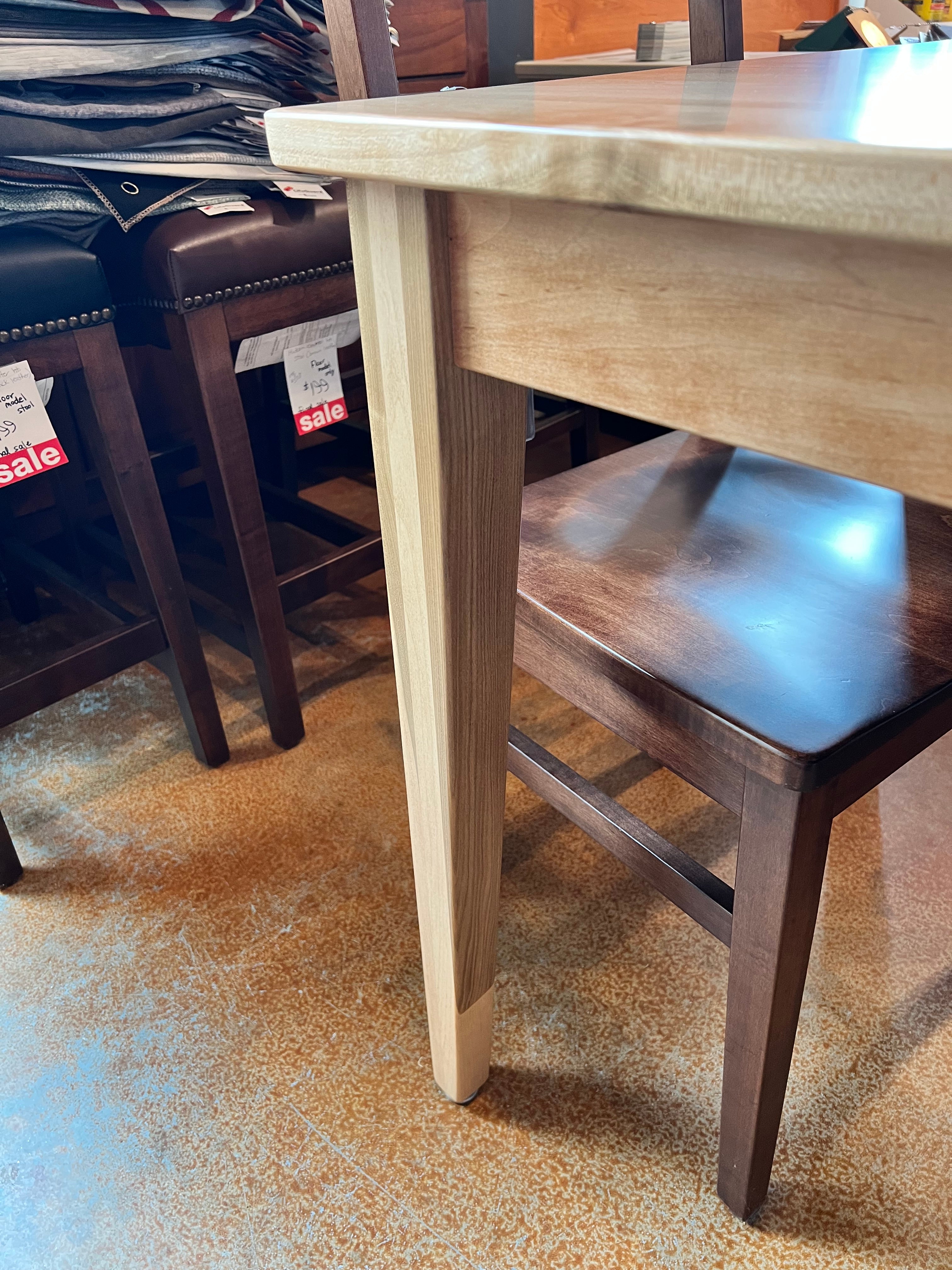Eency Weency Solid Wood Dining Table - Compact & Stylish for Small Spaces | Perfect for Apartments, Breakfast Nooks & Cozy Dining Areas