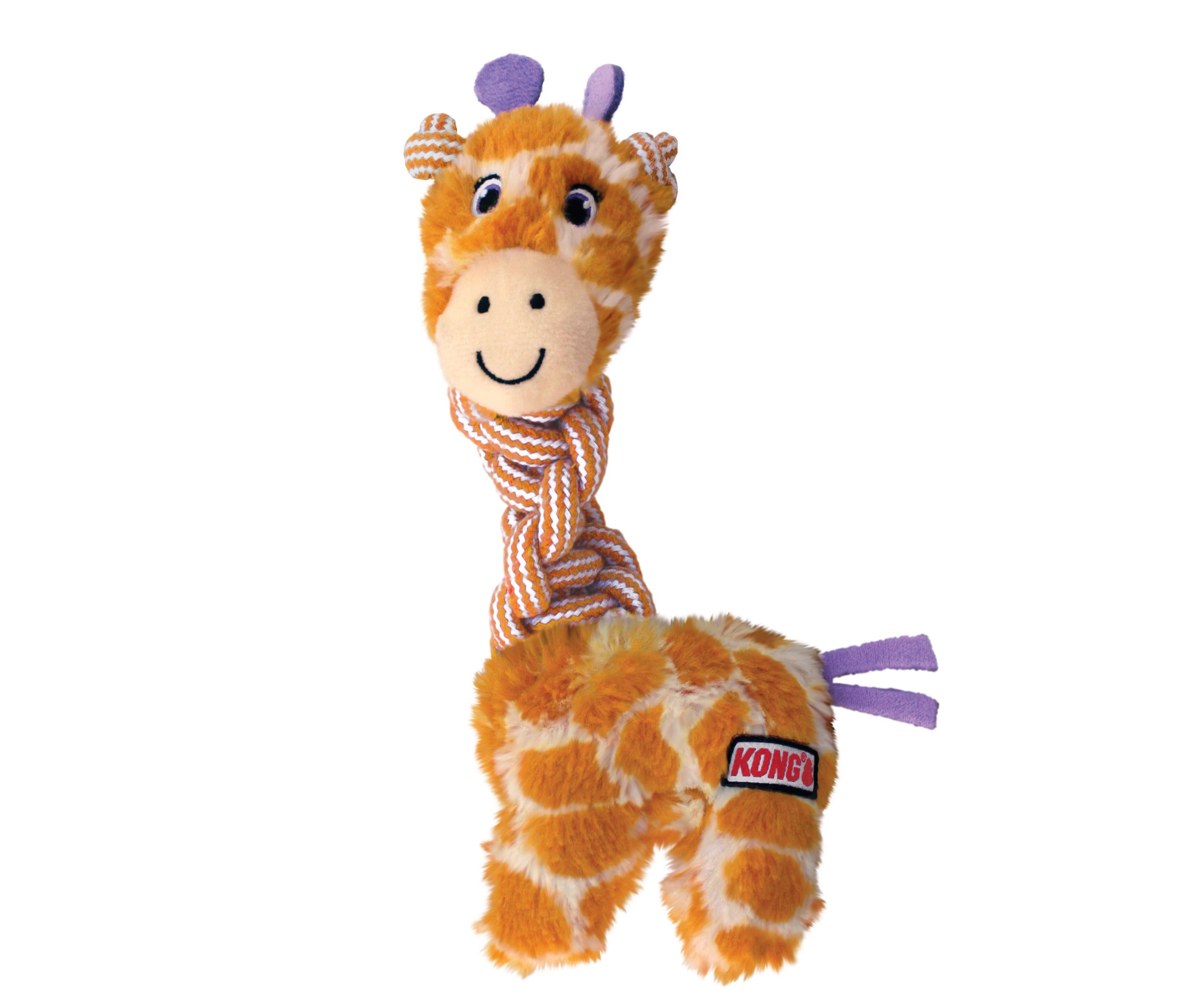 Braided Giraffe Neck Knots & Twists Dog Chew Toy - Durable Kong Chew for Aggressive Chewers, Puppy Teething Relief - Perfect for Playtime, Training & Dental Health